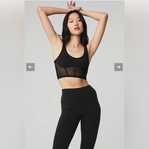 Alo Yoga mesh corset bra